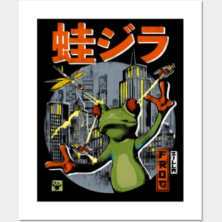 Godzilla-Frogzilla City Invasion Posters and Art